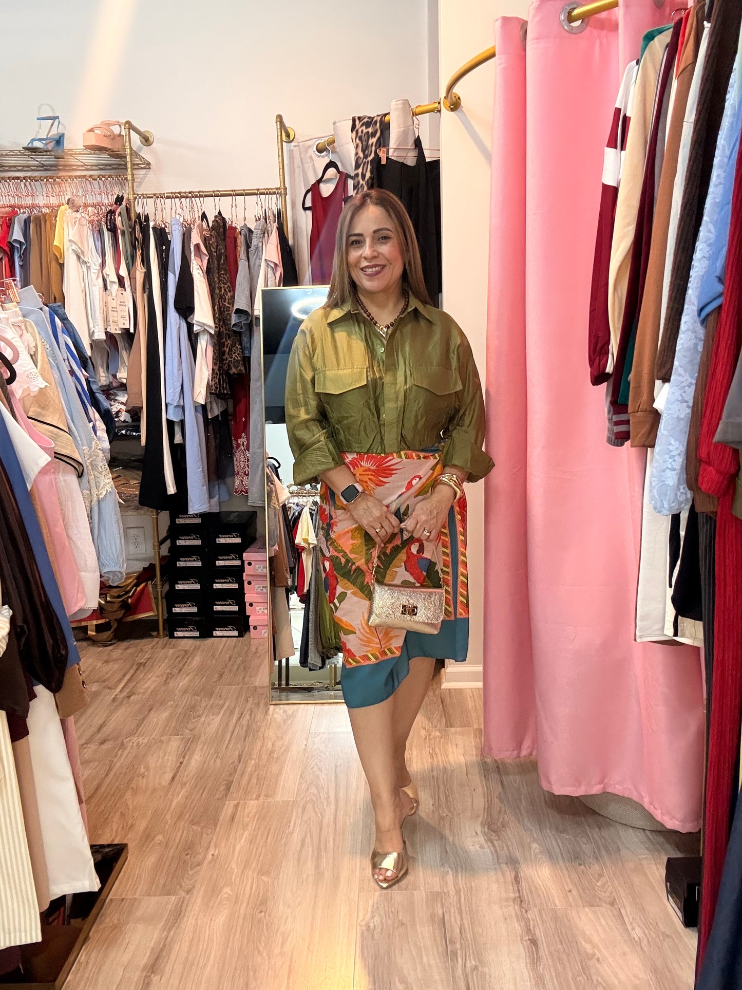 Falda Pareo Estampada