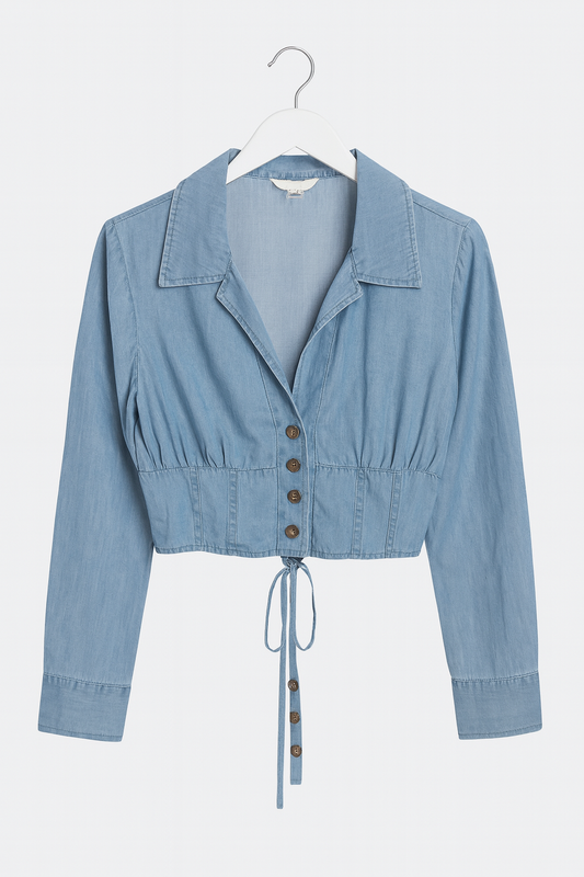 Soft jeans blouse