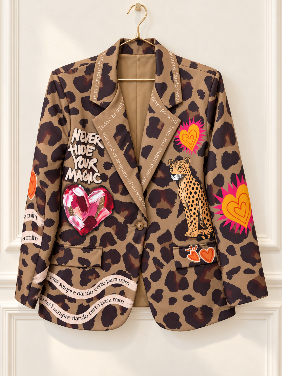 Blazer Print Never Hide