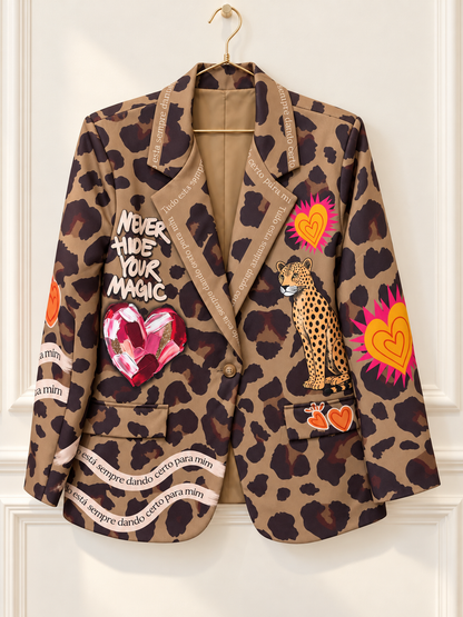 Blazer Print Never Hide