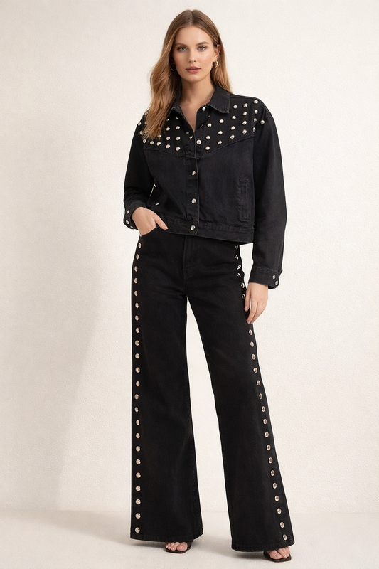 Aracely Dark Denim set