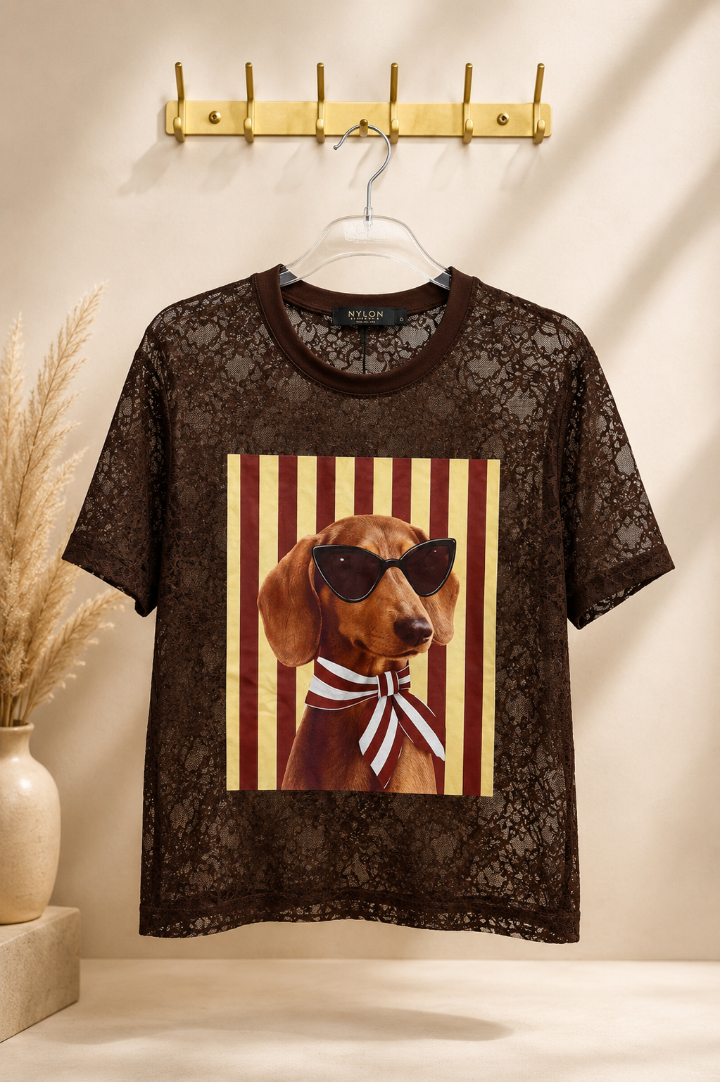 Blusa Lace Doggy Chic