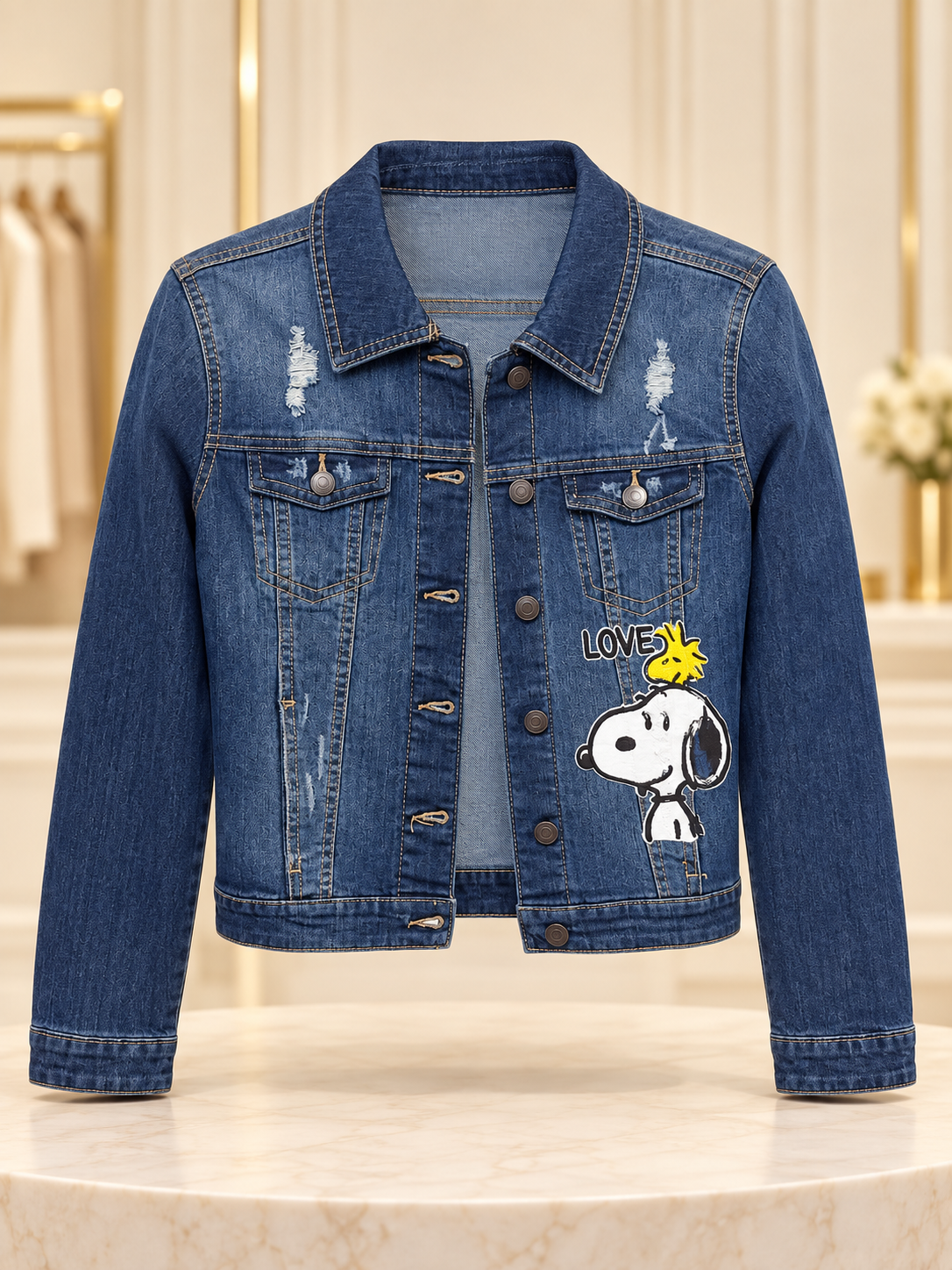Jacket Denim Snoopy