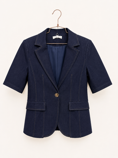 Blazer Denim Chic
