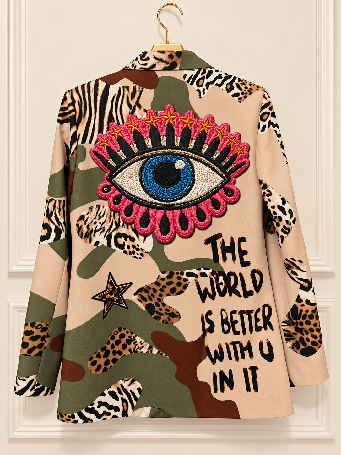 Blazer Animal Print Ojo