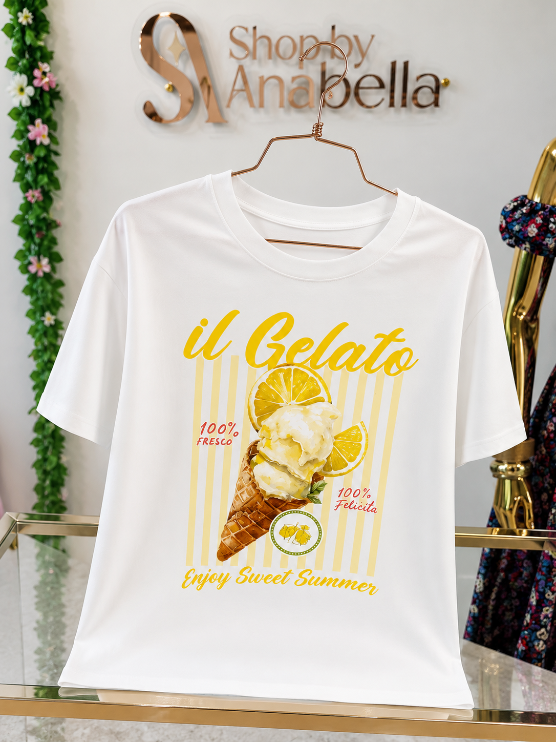 T-shirt Gelato-Matcha Latte
