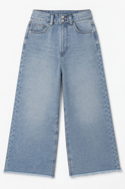 Wide leg jeans