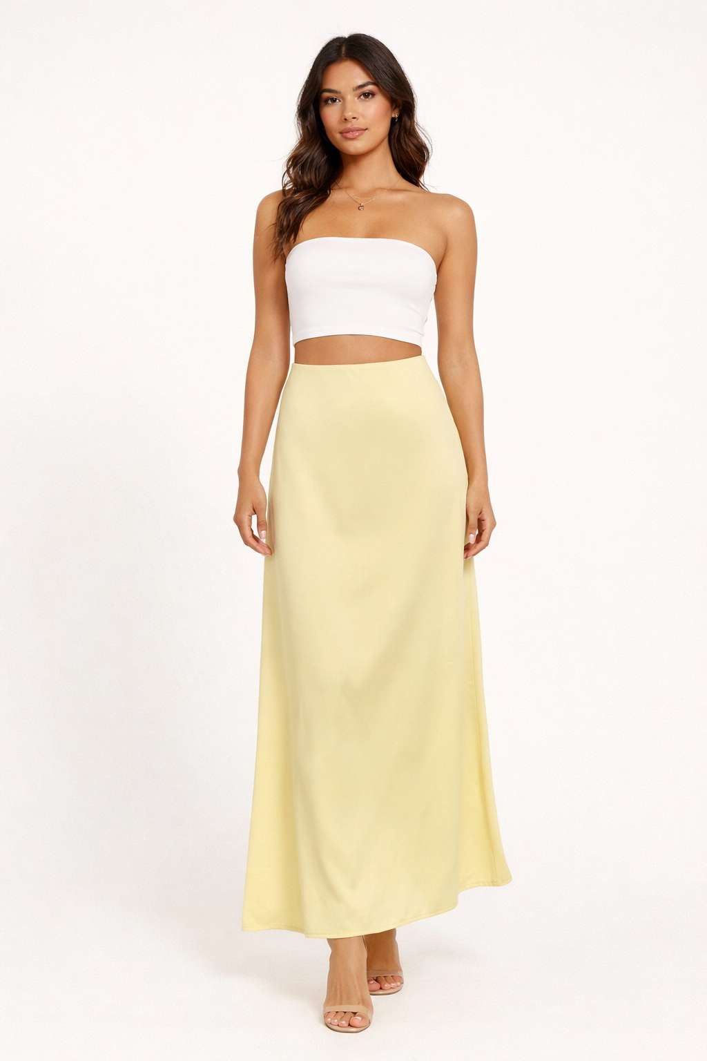 Falda seda Golden Glow