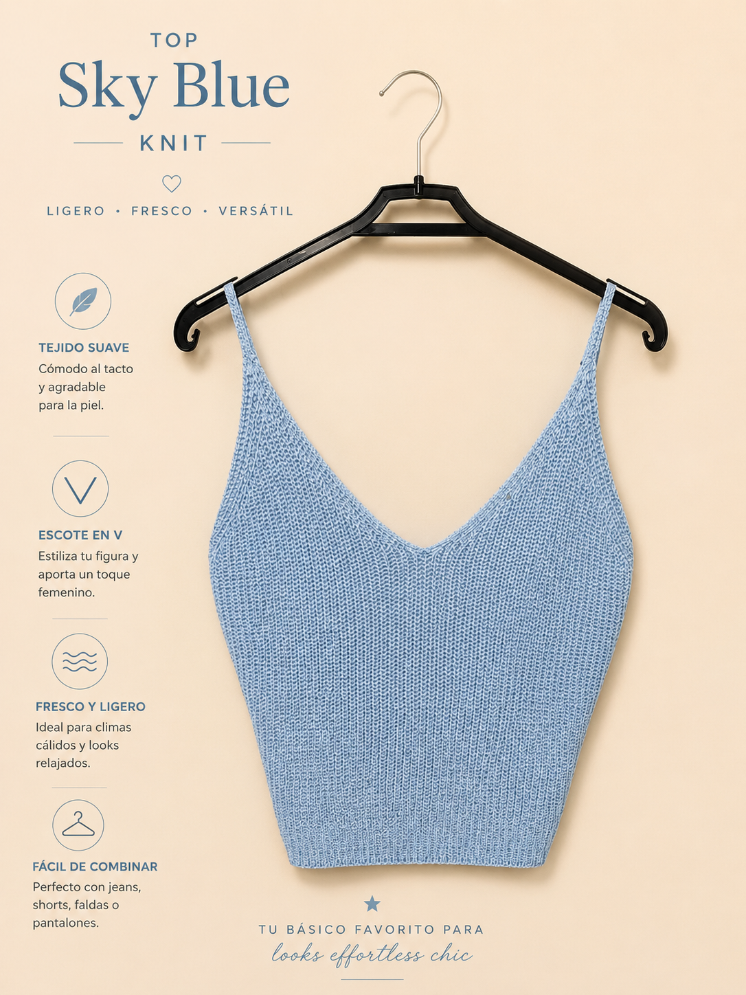 Knit chic top