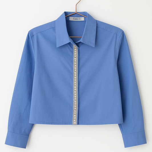 Light blue blouse