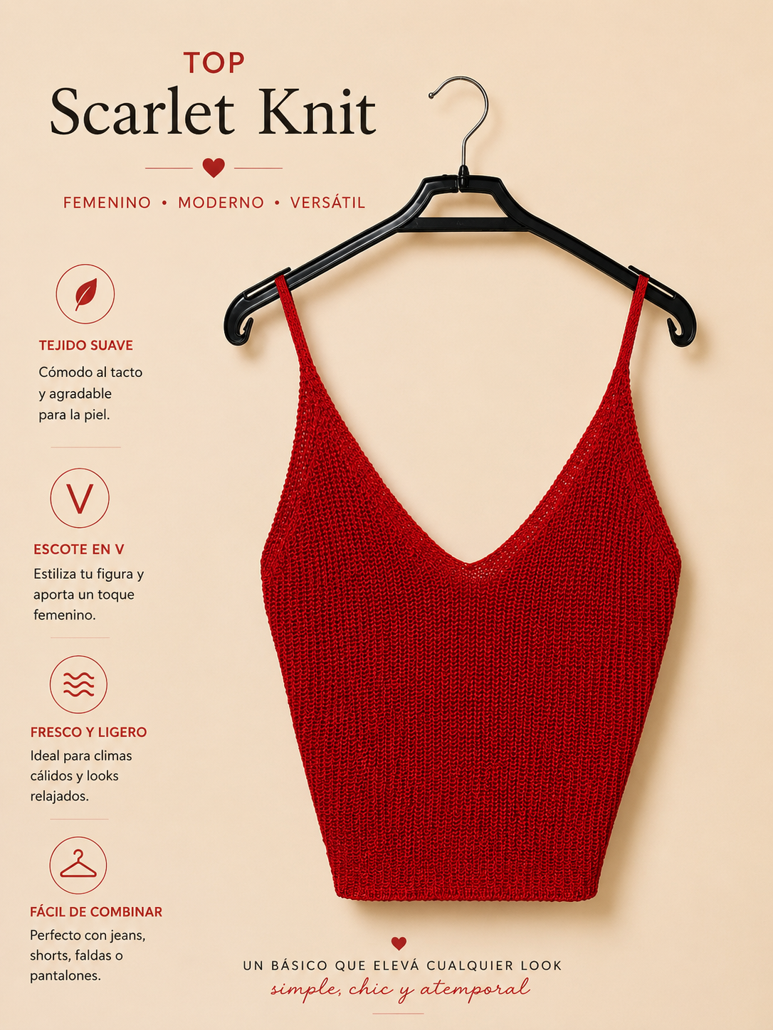 Knit chic top