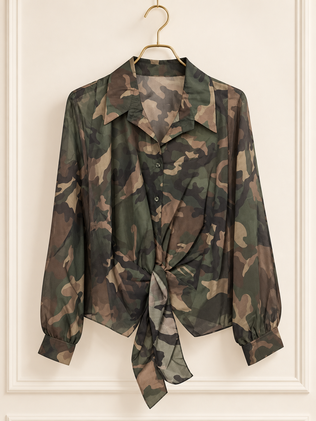 Blusa camuflaje Nudo