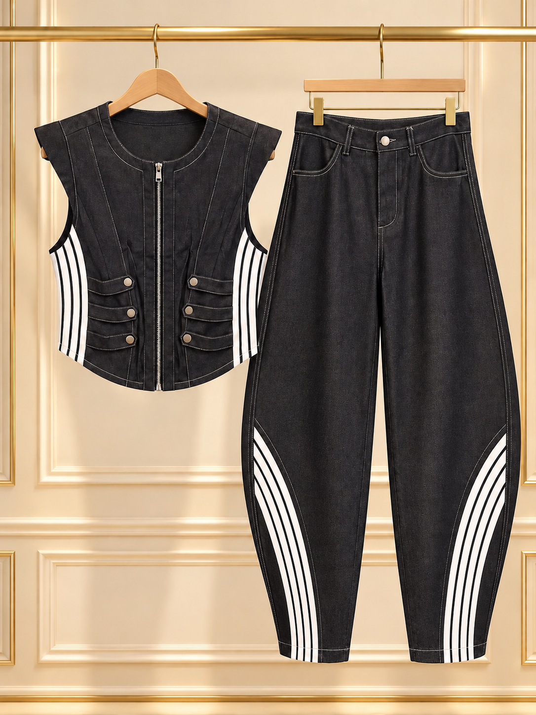 Set denim Black