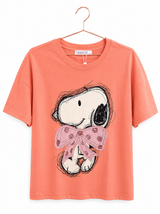 T-shirt snoopy charm