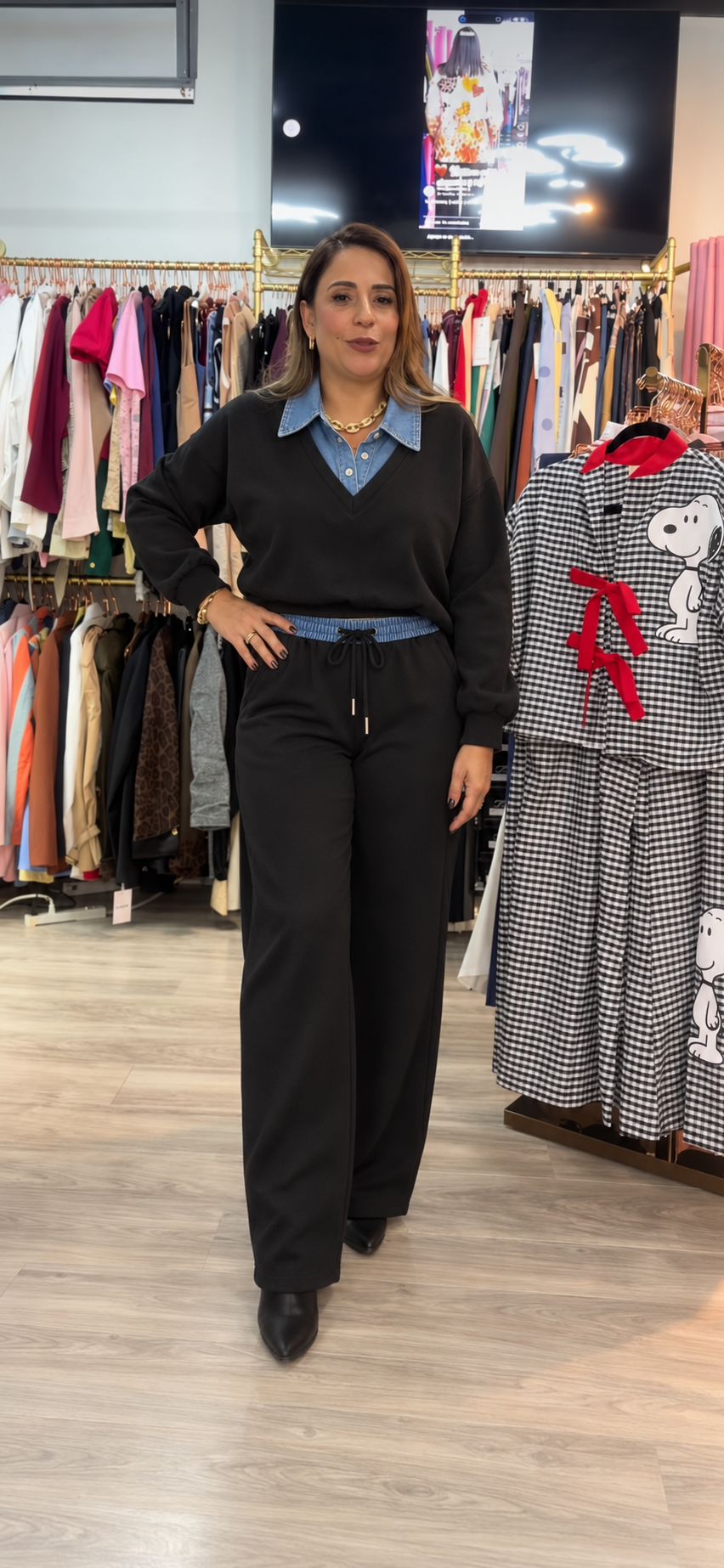Set blanck y denim