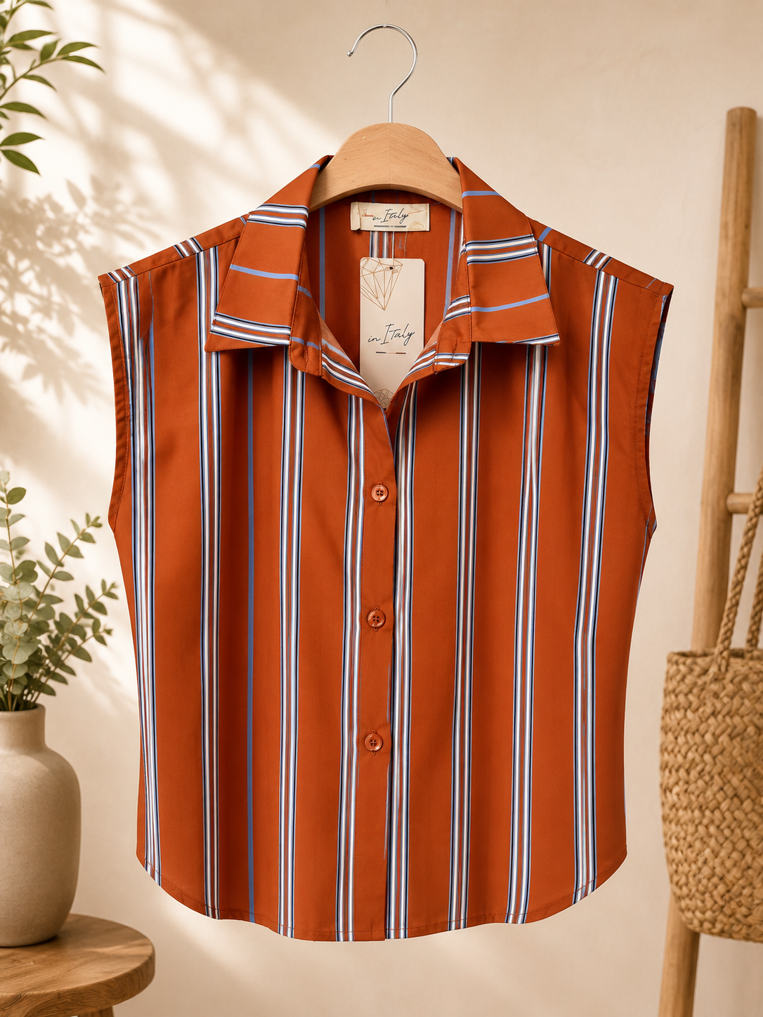 Blusa rayas chic