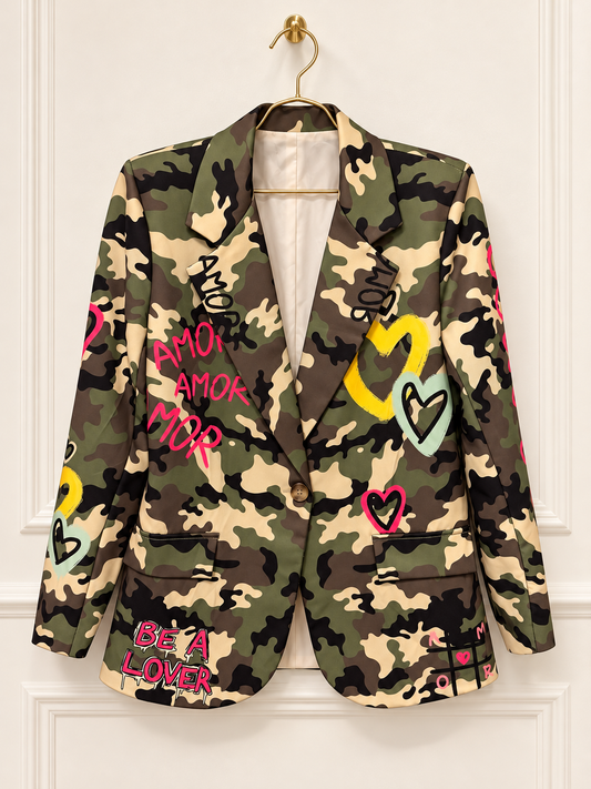 Blazer camuflaje Be a Lover