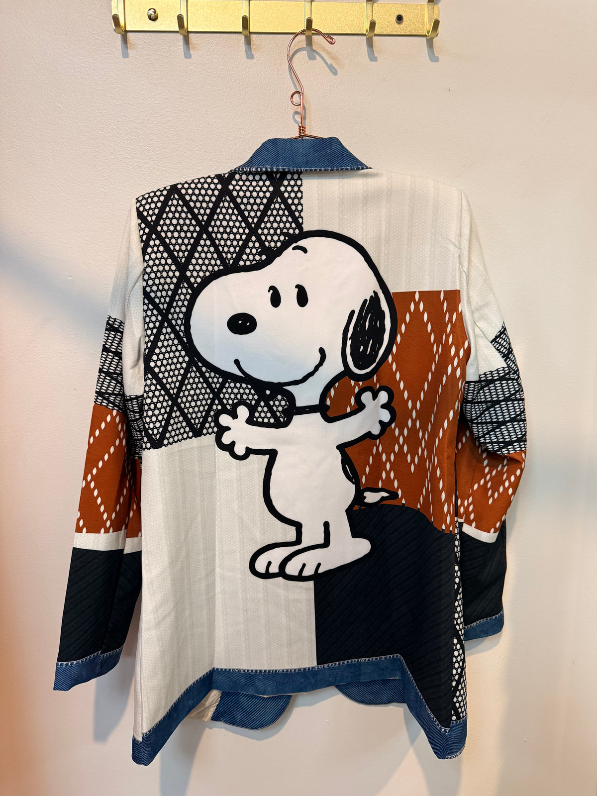 Blazer Snoopy Patchwork