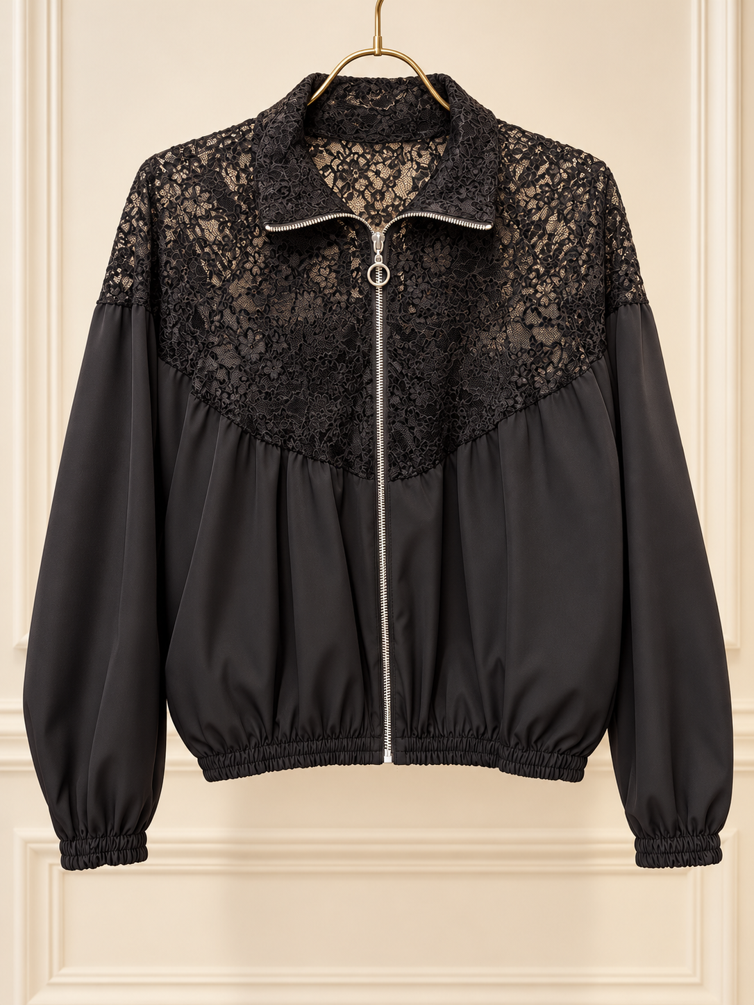 Chaqueta encaje floral