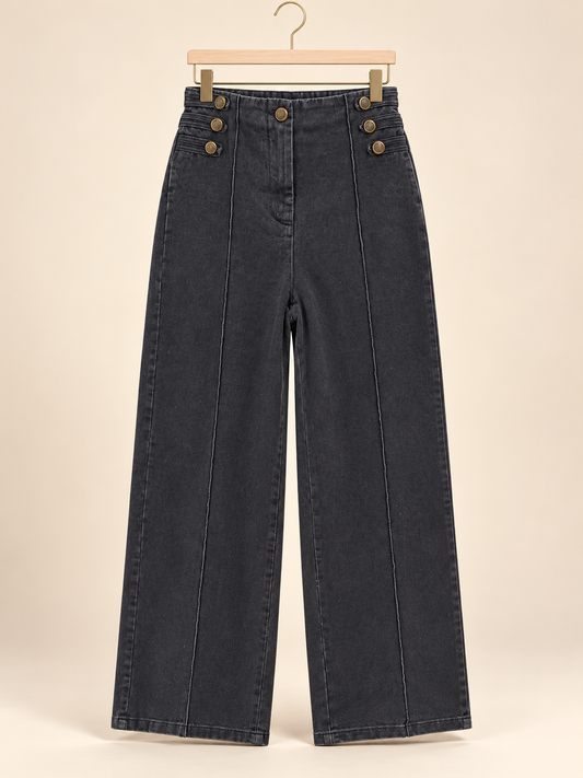 Jeans estilo marinero